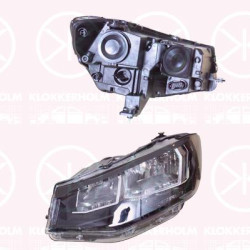 Headlight, Left, H7, H15, PY21W, with motor for headlamp levelling, 2K8941005 (VW), 2K8941005A (VW), 2K8941005B (VW)