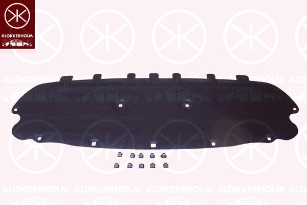 Engine Compartment Noise Insulation, Centre Section, Fitting Position: Bonnet, 2K7 863 831 (VW)