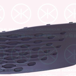 Ventilation Grilles, bumper, Left Front, without hole(s) for fog lights, 2K78536659B9 (VW)