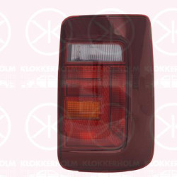 Tail Light Assembly, Right, for vehicles with rear doors, Smoke Grey, without bulb holder, 2K1945096AC (VW), 2K1945096J (VW), 2K1945096Q (VW)