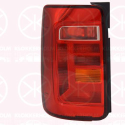 Tail Light Assembly, Left, for vehicles with rear doors, without bulb holder, 2K1945095G (VW), 2K1945095L (VW), 2K1945095Q (VW)