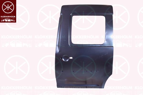 Door, body, Full Body Section, Left Rear, 2K5 843 107 C (VW)