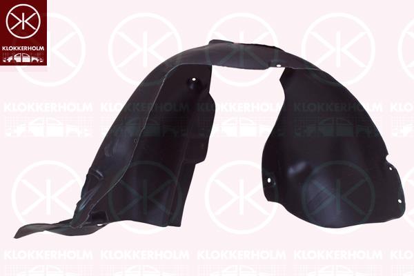 Liner, wheelhouse, Plastic, Right Front, 2K5805912B (VW), 2K5805912E (VW), 2K5805912G (VW)