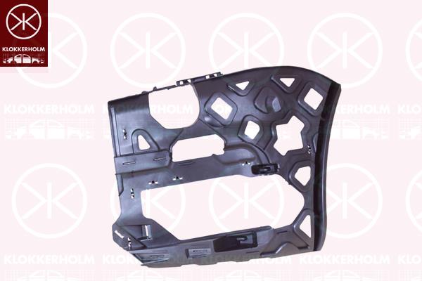 Mounting Bracket, bumper, Plastic, Left Front, 2K5 807 723 (VW)