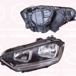 Headlight, Right, H7, H15, with motor for headlamp levelling, 517 941 006A (VW), 517 941 006B (VW), 517 941 006C (VW)