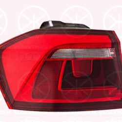 Tail Light Assembly, Right, Trim Level: HIGH-LINE, Outer section, with bulb holder, Valeo, 510945096AF (VW), 510945096J (VW), 510945096L (VW), 510945096N (VW), 510945096Q (VW), 510945096S (VW)