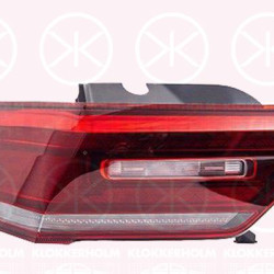 Tail Light Assembly, Left, Outer section, Light Function: with dynamic indicator light, LED, with bulb holder, 10A945207C (VW), 10A945207C (VAG), 10A945207C (AUDI), 10A945207D (VW), 10A945207D (VAG), 10A945207D (AUDI)