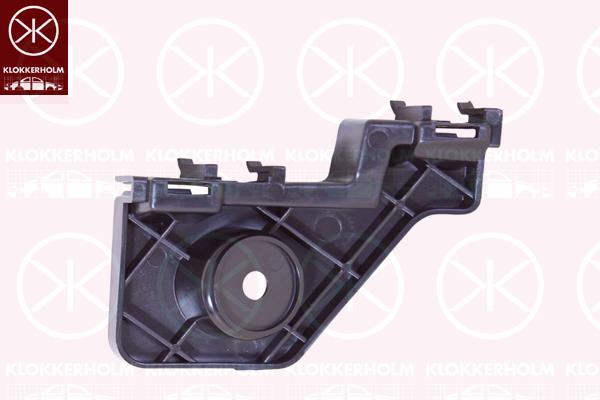 Mounting Bracket, bumper, Left Rear, Inner Section, Plastic, 10A 807 393 A (VW)