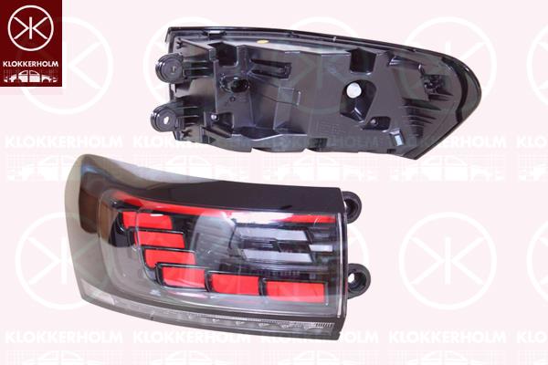 Tail Light Assembly, Left, LED, Olsa, 11A 945 207A (VW), 11A945207A (VW), 11A945207A (VAG), 11A945207A (AUDI)