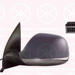 VW Amarok Veidrodis, Right, for electric mirror adjustment, Chromed, Number of pins: 5, for vehicles without drive assistance system, Heatable, Aspherical, w/primer, 2H0035532A (VW), 2H0857522C (VW), 2H0857528CGRU (VW), 2H0857604H2ZZ (VW), 2H1857508EBRYP (VW), 2H1857508ET (VW), 2H1857508ETRYP (VW)