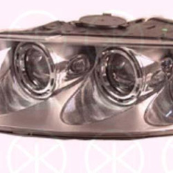 Headlight, for vehicles with headlight levelling, Xenon, Valeo, Right, Illuminance [lx]: 20, 7L6 941 018B (VW), 7L6 941 018BG (VW)