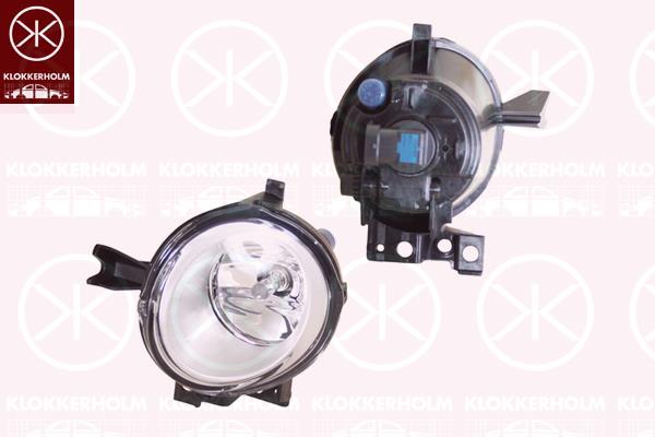 Front Fog Light, H11, Left Front, Valeo, 7L5 941 699C (VW), 7L5 941 699D (VW)