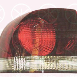 Tail Light Assembly, Left, Outer section, without bulb holder, 7L6945095R (VW)