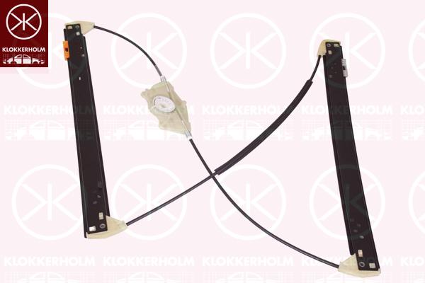 Window Regulator, OE-type, without electric motor, Electric, Left Front, 7L0 837 461 A (VW), 7L0 837 461 B (VW), 7L0 837 461 C (VW), 7L0 837 461 D (VW), 7L0 837 461 E (VW), 7L0 837 461 F (VW)