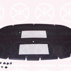 Engine Compartment Noise Insulation, Centre Section, Fitting Position: Bonnet, 7P6 863 831 A (VW)