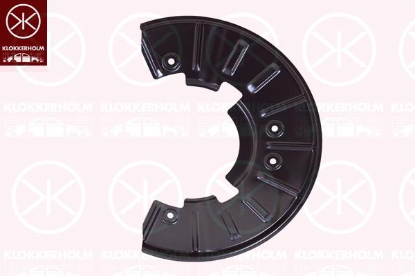 Splash Guard, brake disc, Front Axle, for brake disc diameter [mm]: 330, for brake disc diameter [mm]: 350, Diameter 1/Diameter 2 [mm]: 385/175, 7L0 615 311B (AUDI), 7L0 615 311B (VW), 7L0615311B (SEAT), 7L0615311B (SKODA)