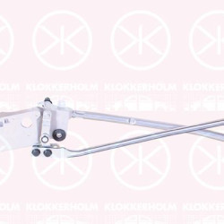 Wiper Linkage, Front, Set, without electric motor, for left-hand drive vehicles, 7L0955601 (VW), 7L0955601A (VW), 7L0955601B (VW), 7L0955601C (VW), 95562813711 (PORSCHE), 95562813712 (PORSCHE)