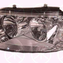 Headlight, H7/H1, with motor for headlamp levelling, AL, Right, Illuminance [lx]: 25, Housing Colour: chrome, 7M3 941 016A (VW), 7M3 941 016AD (VW), 7M3 941 016AH (VW), 7M3941016L (VW)