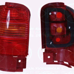 Tail Light Assembly, without bulb holder, red, Right, Outer section, 7M3 945 096F (VW), 7M3 945 096J (VW), 7M3945096F (SEAT), 7M3945096G (VW), 7M3945096G (SEAT), 7M3945096J (SEAT), 7M7 945 096A (VW), 7M7945096 (VW), 7M7945096 (SEAT), 7M7945096A (SEAT)