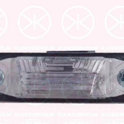 Licence Plate Light, with bulb holder, 7M3 943 021B (VW), 7M3943021 (VW), 7M3943021A (VW), 7M3943021B (SEAT)