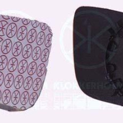 Mirror Glass, exterior mirror, Convex, Heatable, Right, Width [mm]: 170, 1J1857522 (VW), 3B1 857 522 (VW)