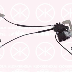 Window Regulator, with electric motor, with comfort function, Electric, Right Rear, 7M0 839 462 (VW), 7M3 959 812A (VW)