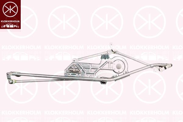 Wiper Linkage, Front, Set, for left-hand drive vehicles, 1010700 (FORD), 7M1955603 (VW), 7M1955603A (VW), 7M1955603A (SEAT), 7M1955603B (VW), 95VW17B572AA (FORD)