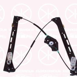 Window Regulator, without electric motor, Electric, Left Front, 7N0 837 461 (VW)