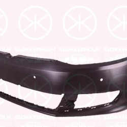 Bumper, w/primer, with hole(s) for parking assistant system, Front, Number of bores: 6, 7N0 807 217 A GRU (VW), 7N0 807 217 F GRU (VW)