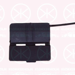 Flap, tow hook, Front, 7N0 807 205 (VW), 7N0 807 205 GRU (VW)