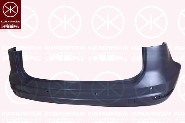 Bumper, Rear, with hole(s) for parking distance control, 7N0 807 421 (VW), 7N0 807 421 B (VW), 7N0 807 421 C (VW), 7N0 807 421 C GRU (VW)