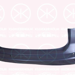 Bumper, Rear, with hole(s) for parking distance control, 7N0 807 421 (VW), 7N0 807 421 B (VW), 7N0 807 421 C (VW), 7N0 807 421 C GRU (VW)