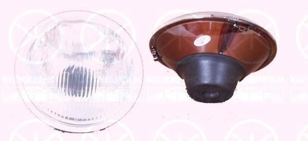 Insert, headlight, Illuminance [lx]: 10, H4, Diameter [inch]: 5 3/4, Diameter [mm]: 135, without position light, Neolite, curved glass, Left, Right, 