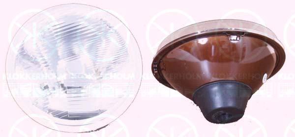 Insert, headlight, Illuminance [lx]: 17.5, H4, Diameter [inch]: 7, Diameter [mm]: 165, with position light, Neolite, Flat, Left, Right, 1 536 477 (FORD), 12 16 267 (OPEL), 21013711011 (JEEP), 90140379 (OPEL), MB283548 (MITSUBIS), MB283549 (MITSUBIS)