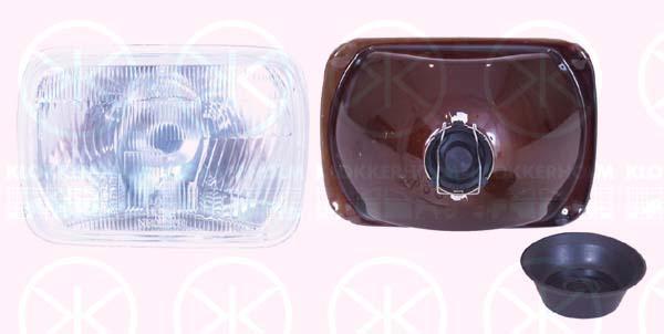 Insert, headlight, Illuminance [lx]: 12.5, H4, Width [mm]: 200, Height [mm]: 142, with position light, Neolite, Left, Right, 