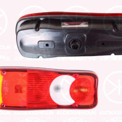 Tail Light Assembly, Left, with number plate light, with bulb holder, Number of pins: 7, 1401713 (DAF), 20769783 (VOLVO), 26555 9X002 (NISSAN), 26555 9X126 (NISSAN), 26555LC40A (NISSAN), 5001846850 (RENAULT), 7420862038 (RENAULT), 7485118470 (RENAULT), 8200136958 (RENAULT), 84550058 (VOLVO)