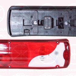 Tail Light Assembly, Right, without number plate light, with bulb holder, Bolt Distance [mm]: 150, VIGNAL, 1756751 (SCANIA), 1906549 (SCANIA), 2021575 (SCANIA), 2129987 (SCANIA)