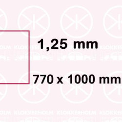 Table Sheet, Steel, Repair Panel, Sheet Strength [mm]: 1.25, Length [mm]: 1000, Width [mm]: 770, Pallet, 