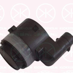 Sensor, parking distance control, Front, Connector Shape: angled, Paintable, Number of pins: 3, Ultrasonic Sensor, 5Q0919275A (VW), 5Q0919275AGRU (VW), 5Q0919275CGRU (VAG), 5Q0919275CGRU (AUDI), 66 20 9 274 428 (BMW)