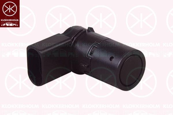 Sensor, parking distance control, Front and Rear, Connector Shape: angled, Number of pins: 3, Paintable, Ultrasonic Sensor, 7H0919275 (VW), 7H0919275C (VW), 7H0919275C GRU (VW), 7H0919275GRU (VW)