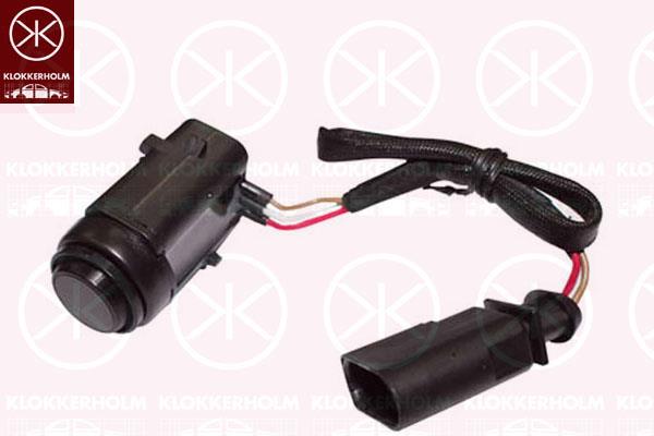 Sensor, parking distance control, Rear, with cable, Ultrasonic Sensor, 3D0919275B (VW), 3D0998275 (VW), 3D0998275B (VW)