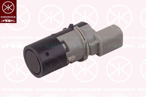 Sensor, parking distance control, Rear, black, Connector Shape: angled, Number of pins: 3, Ultrasonic Sensor, 66 20 6 989 069 (BMW), 66 21 6 902 182 (BMW), 66 21 6 911 838 (BMW), 66 21 6 938 739 (BMW), 66 21 8 352 137 (BMW), 66 21 8 375 533 (BMW)