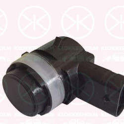 Sensor, parking distance control, Front and Rear, Number of pins: 3, Paintable, Ultrasonic Sensor, A0009055604 (MERCEDES), 5Q0919297B (AUDI), 5Q0919297BGRU (AUDI), 66209274429 (BMW), 66209290897 (BMW), A0009051202 (MERCEDES)