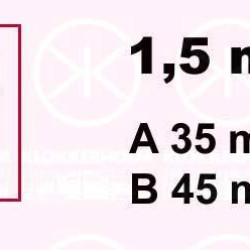 Profile Sheet, U-Profile, Width [mm]: 35, Height [mm]: 45, Length [mm]: 150, Sheet Strength [mm]: 1.25, 