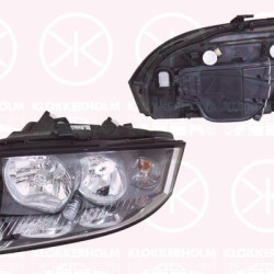 Headlight, H7/H3, for vehicles with headlight levelling, Valeo, Left, Illuminance [lx]: 17.5, 8Z0 941 003H (AUDI), 8Z0 941 003K (AUDI)