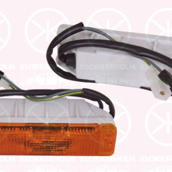 Direction Indicator, yellow, with bulb holder, Length [mm]: 133, Height [mm]: 37, both sides, 161 953 055A (VW), 171 953 055D (AUDI)