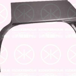 Quarter Panel, 4-dr, Wheel Arch Border, Repair Panel, Right Rear, Outer section, 