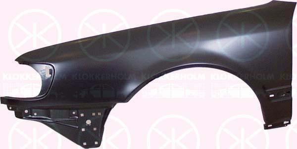 Wing, Right Front, without hole for direction indicator, 4A0 821 106 (AUDI)