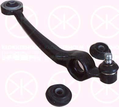 Control/Trailing Arm, wheel suspension, with bush, with ball joint, Right, Lower Section, Control Arm, 4A0 407 152 (AUDI)