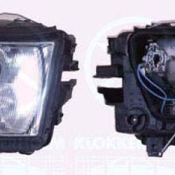 Headlight, H1/H1/H3, for vehicles with headlight levelling, T.Y.C, Right, Illuminance [lx]: 27.5, 4A0 941 030N (AUDI)